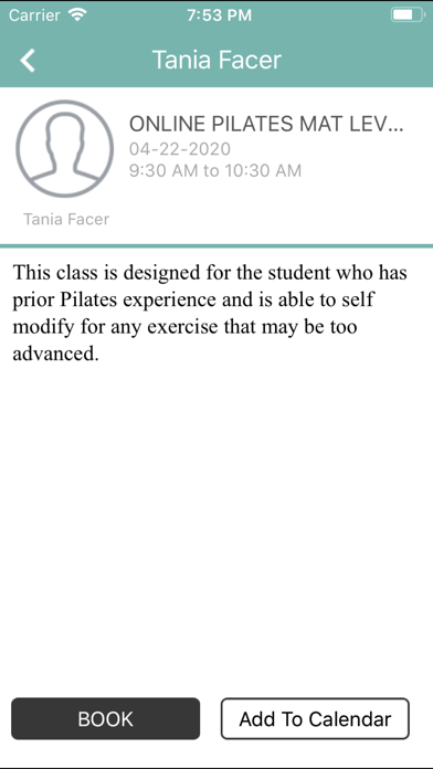 Revive Pilates screenshot 2