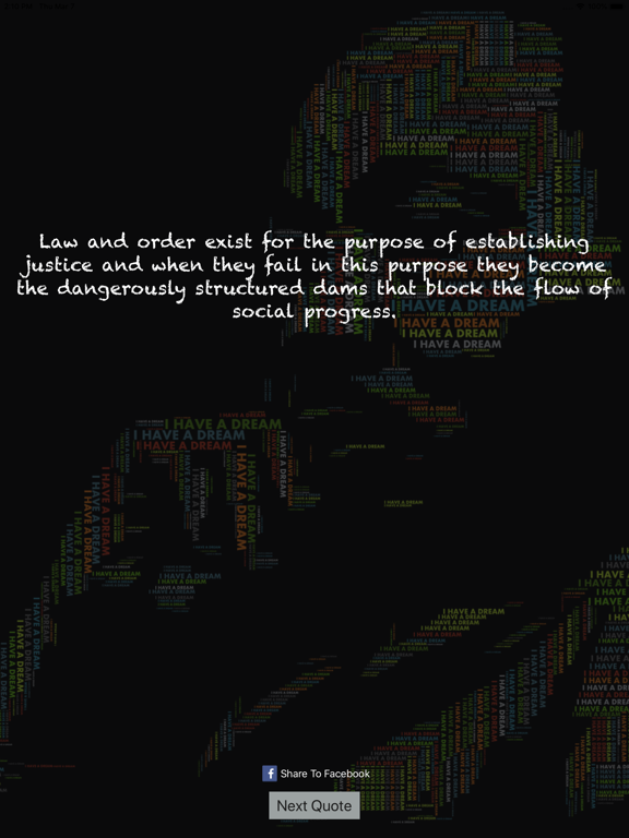 Screenshot #4 pour Martin Luther King Quotes