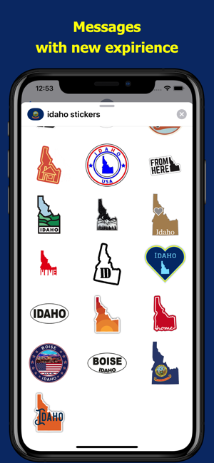 Idaho emojis - USA stickers(圖3)-速報App