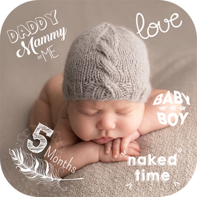 Baby Milestones - Photo Editor