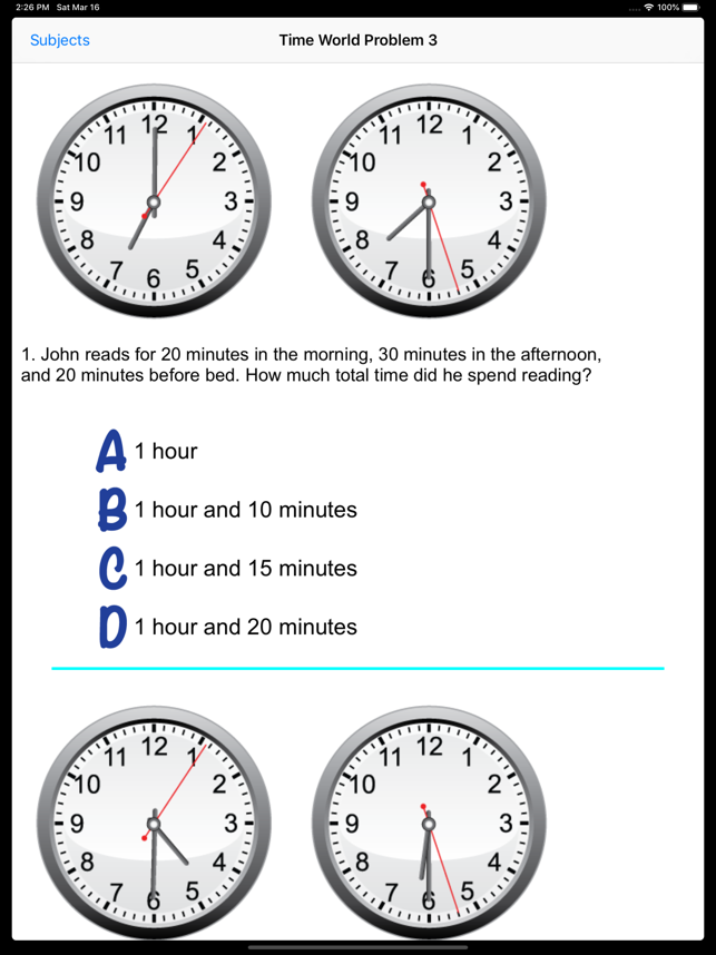 Telling Time Workbook(圖9)-速報App