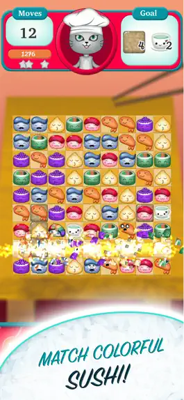 Game screenshot Om Nom Sushi Match mod apk