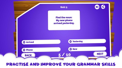 How to cancel & delete English Grammar Noun Quiz Kids from iphone & ipad 3