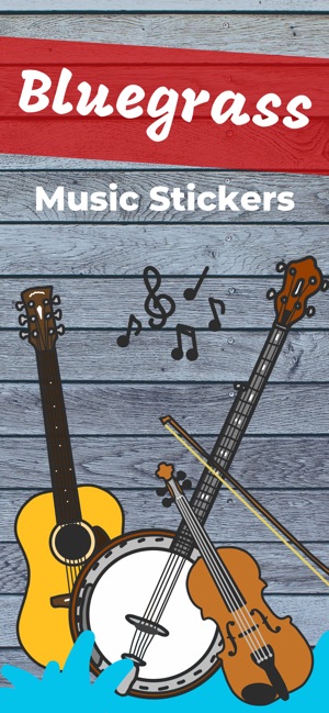 Bluegrass Music Stickers