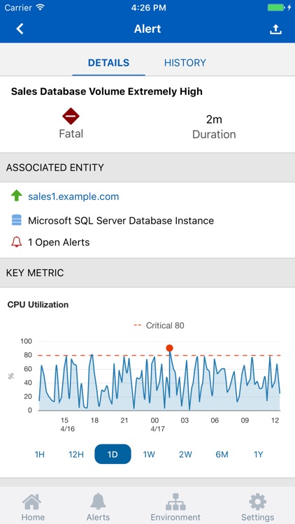 Oracle Management Cloud Mobile