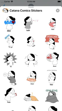 Game screenshot Catana Comics Stickers apk