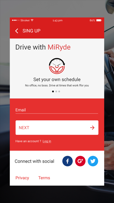 MiRyde Driver screenshot 3