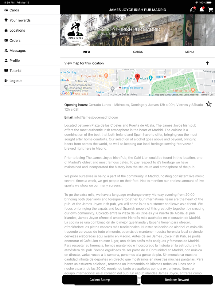 The James Joyce Madrid