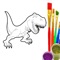 "Kid Coloring - Draw Dinosaur" is a game which gives little children a wonderful opportunity to create and explore the creative process of visual art