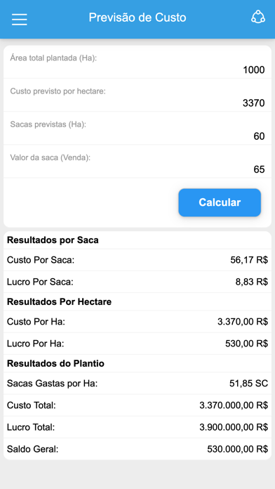 How to cancel & delete Calculadora Agrícola from iphone & ipad 1