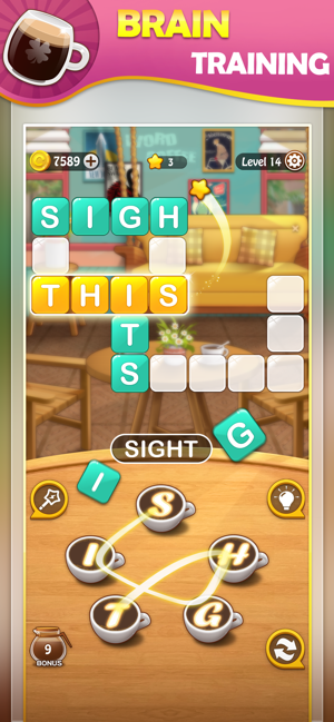 Brain training game:WordCoffee