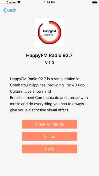 HappyFM Radio 92.7 screenshot-3