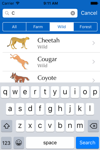 Animal Sounds for learning screenshot 3