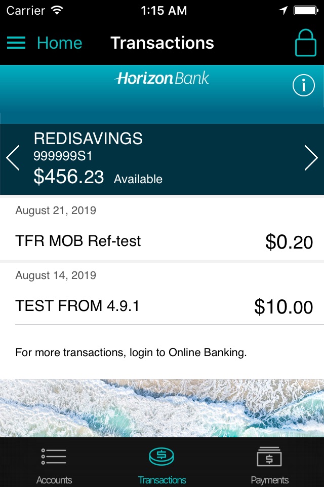 Horizon Bank screenshot 4