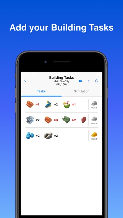 SCBuildit Items Simulation screenshot-4