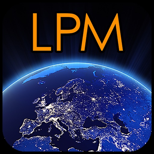 Light Pollution Map - Dark Sky Icon