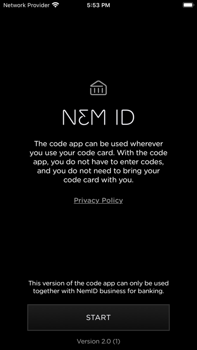 How to cancel & delete NemID codeapp busine. for bank from iphone & ipad 3