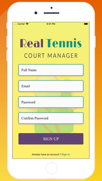 Real Tennis Court Manager