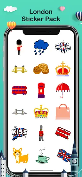 Game screenshot London Sticker Pack! mod apk