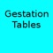 Icon Gestation Table Calculator