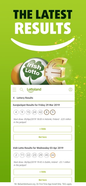 Ladbrokes.co.uk irish lottery results