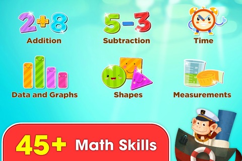 Monkey Math: Kids math games screenshot 4