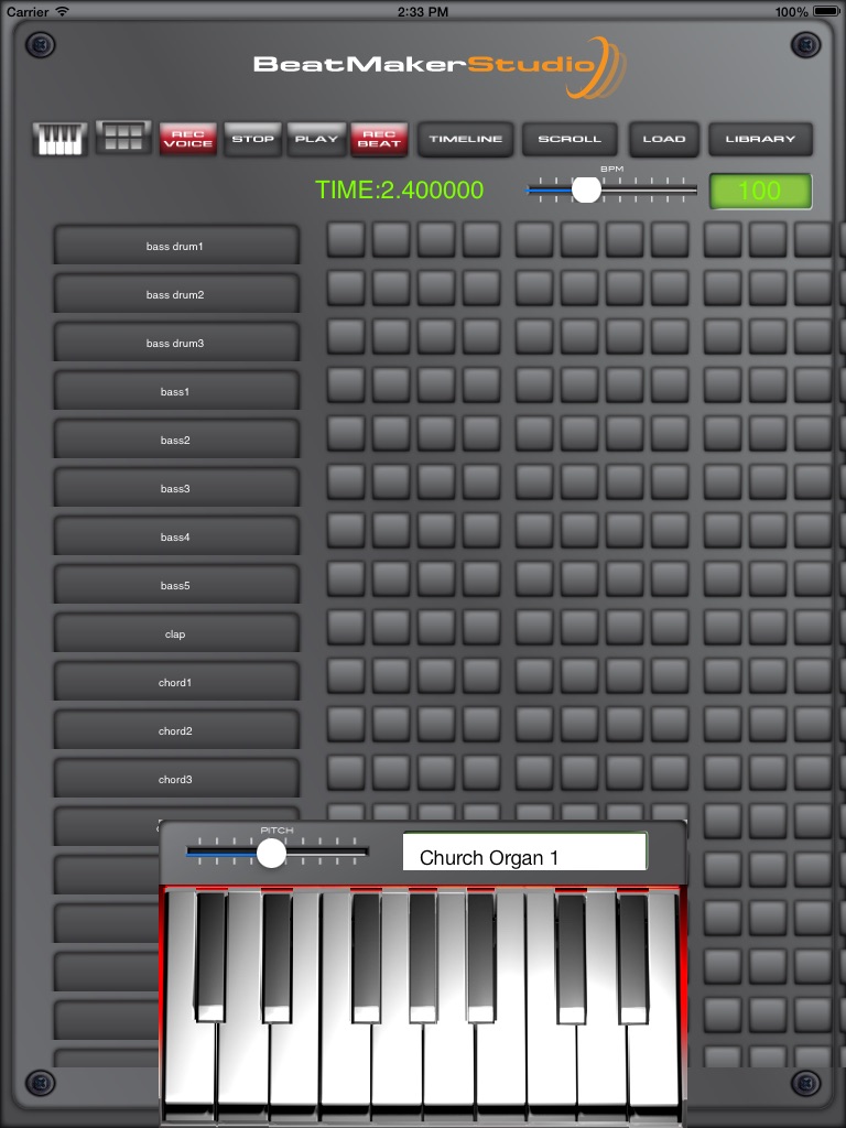 Beatmaker Studio HD screenshot 2