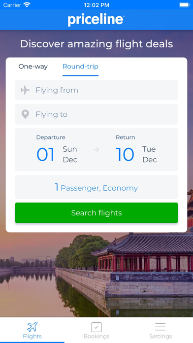 Priceline - Book Flight Dealsのおすすめ画像1