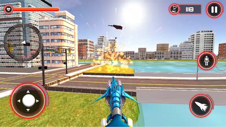 Dolphin Robots Transform City screenshot-3