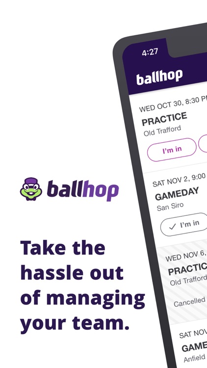 Ballhop - Soccer Team App