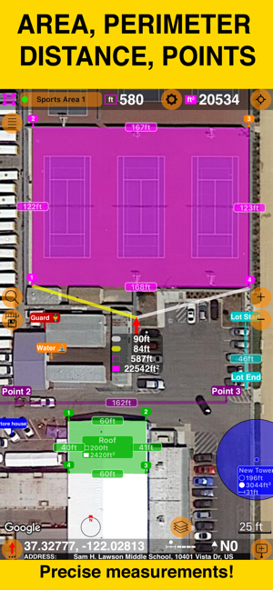 Planimeter 55. Measure on map.(圖1)-速報App