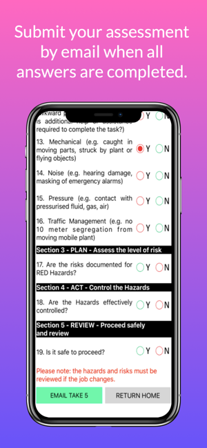 Take5 Personal Risk Assessment(圖4)-速報App