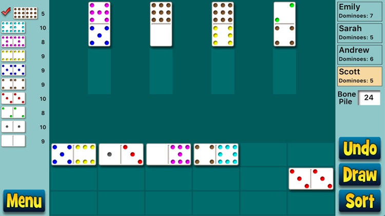 Chickenfoot Dominoes