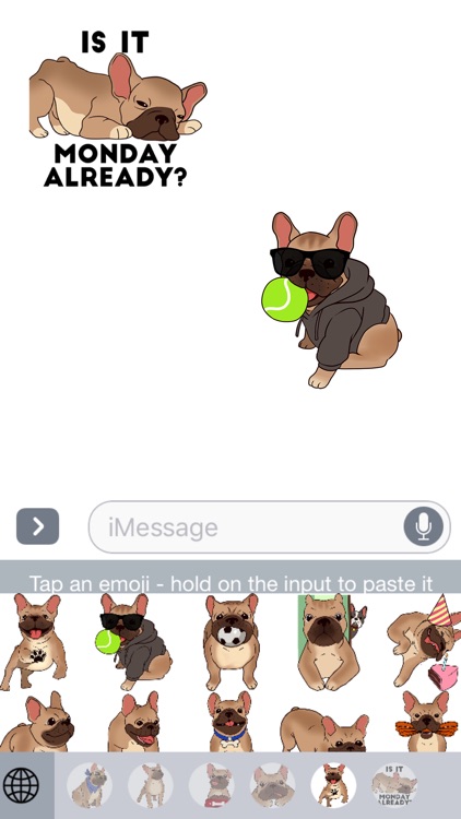 French Bulldog Emojis Star