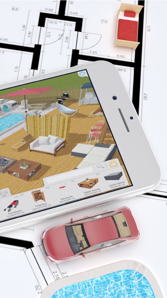 Keyplan 3D Lite Home design App for iPhone Free