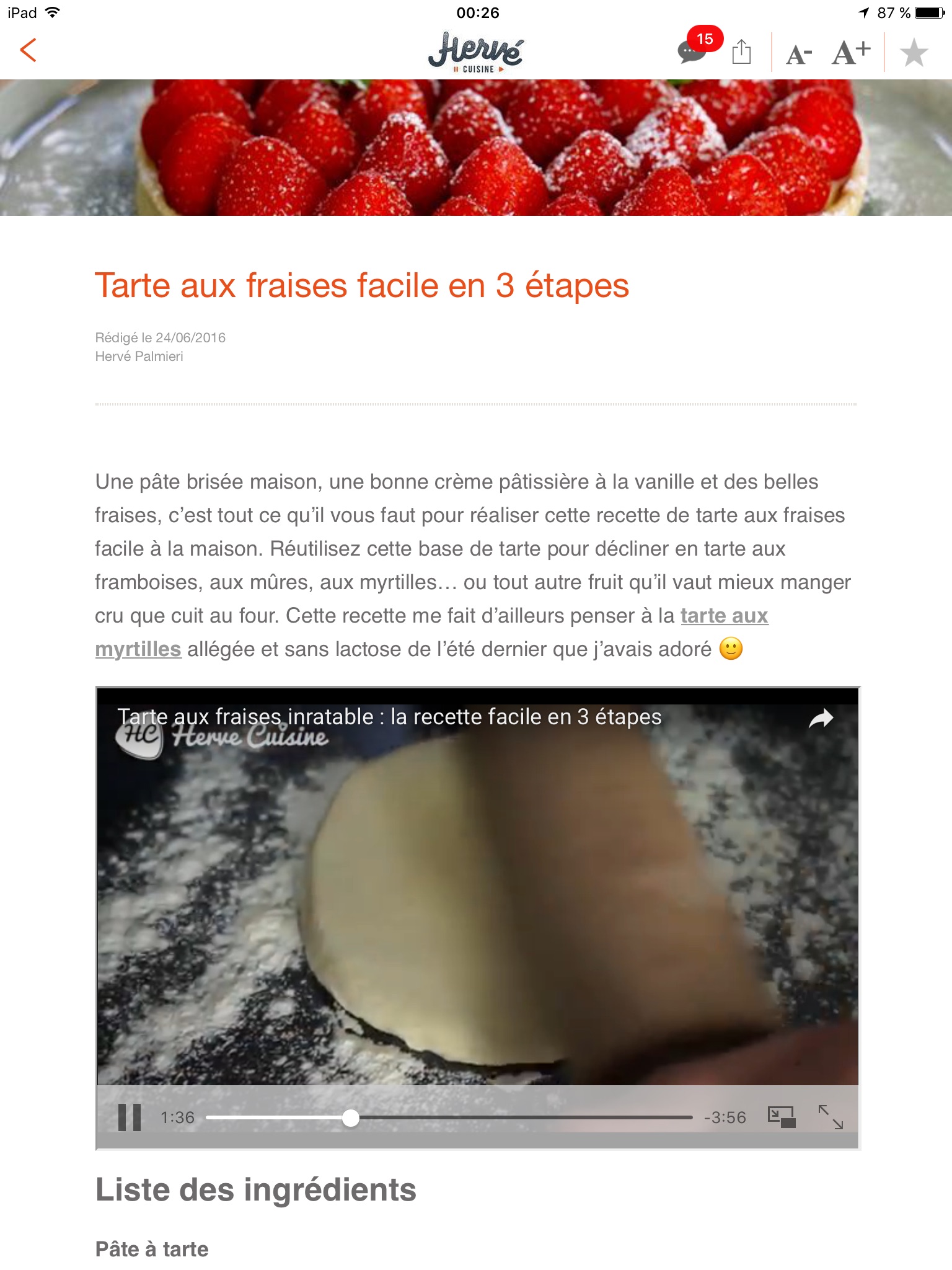 Herve Cuisine screenshot 4