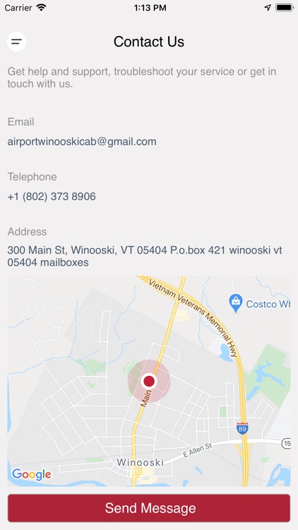 Airport Winooski Cab screenshot-4