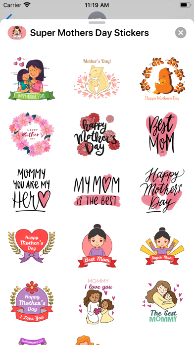 Super Mother's Day Stickers screenshot 3