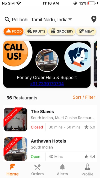 FLYER Eats - Food Delivery
