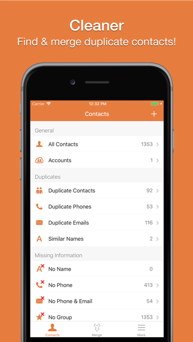 Contacts Cleaner .のおすすめ画像1