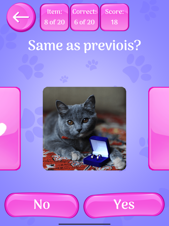 Cute Cats Memory Match Game screenshot 4