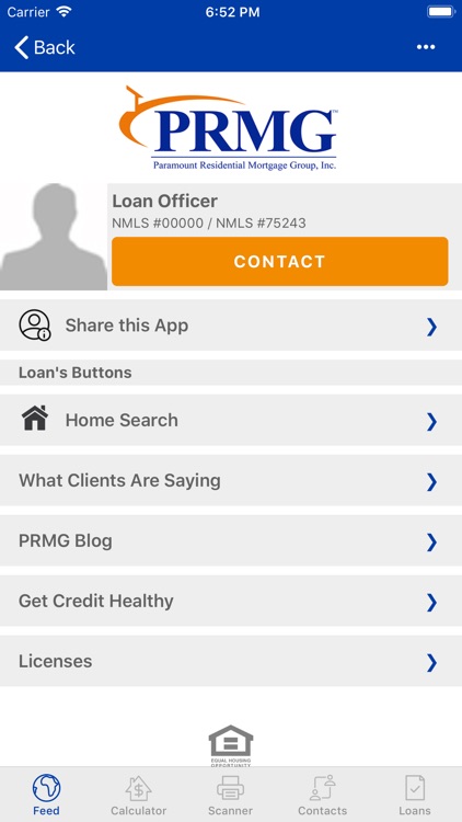 NEO - PRMG Mortgage App