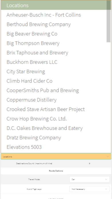 NoCo Brew Route screenshot 2