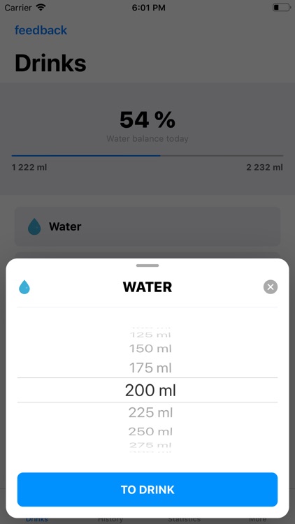 Water Balance - Water tracker