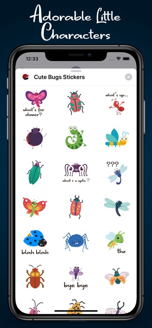 Cute Bugs Stickers(圖2)-速報App