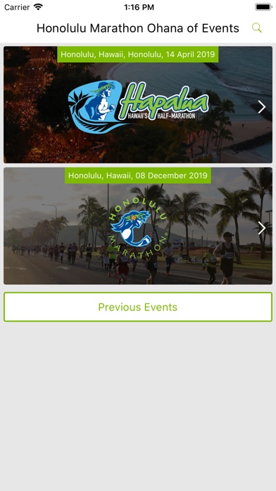 Honolulu Marathon Events screenshot1