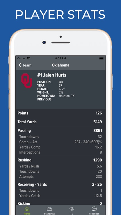 Oklahoma Football Schedules screenshot-3