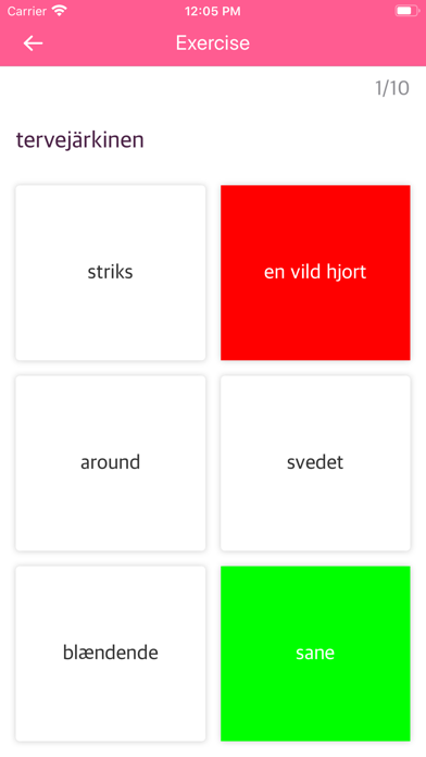 Danish Finnish Dictionary screenshot 4