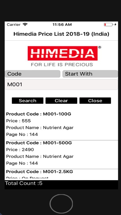 Himedia Price List India