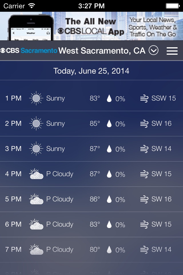 CBS Sacramento Weather screenshot 4